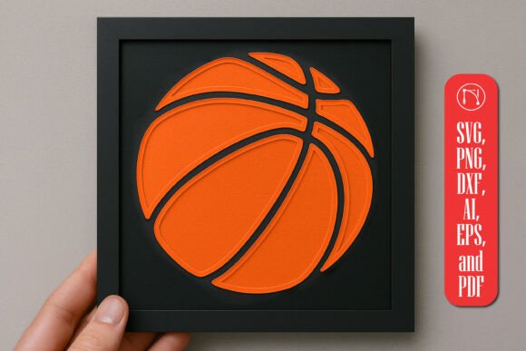 3D SVG for Shadow Boxes: Basketball Review