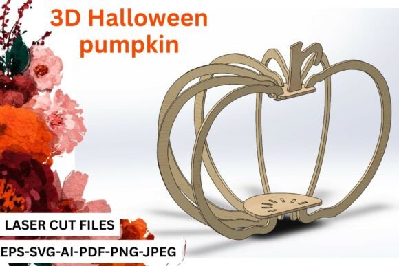 3D SVG Halloween Pumpkin Laser Cut File Review