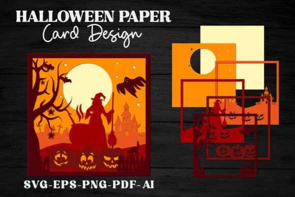 Halloween 3D SVG for Shadow Boxes