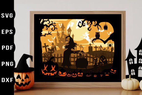 Halloween Shadow Box 3D SVG Review