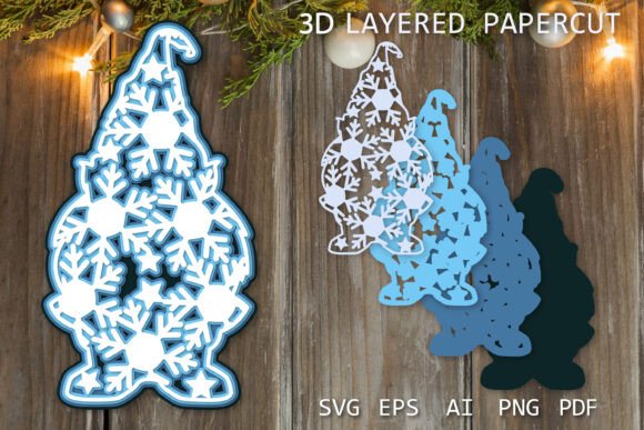 Mandala Gnome SVG: Christmas 3D Layered Review