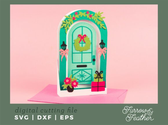 Review: 3D SVG Christmas Door Card for Crafters