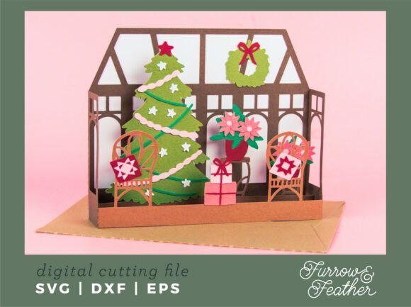 Reviewing the 3D SVG Christmas Sunroom Card