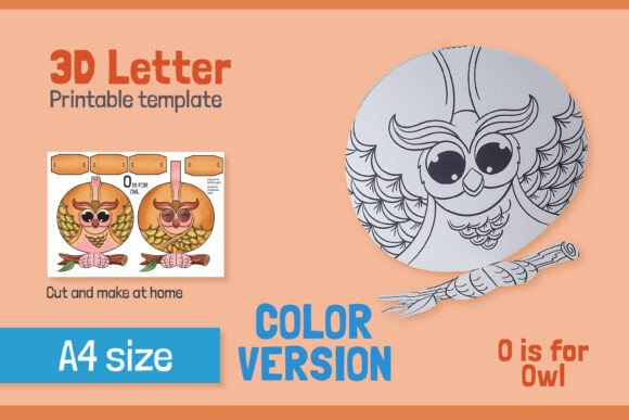 Reviewing the Letter O 3D Papercraft Design for Embroidery