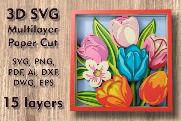 Reviewing the Tulips 3D SVG for Embroidery