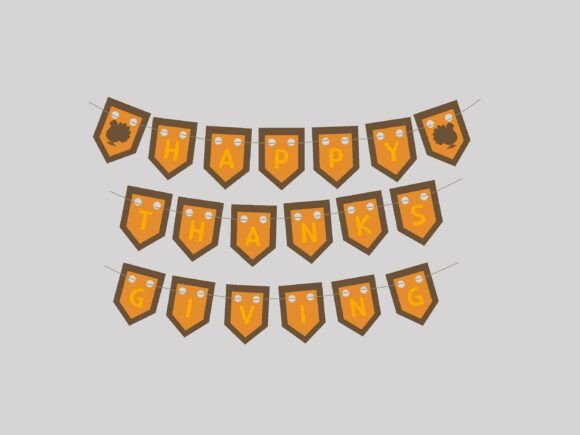 Thanksgiving 3D SVG Banner Review
