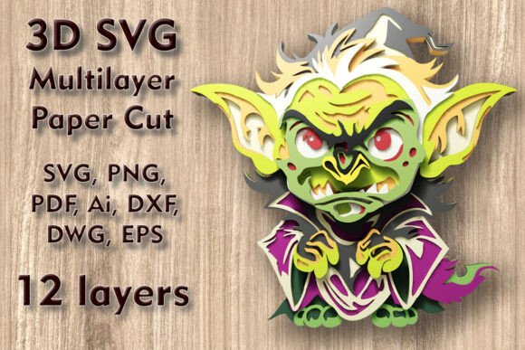 Troll Multilayer 3D SVG Halloween Files Review