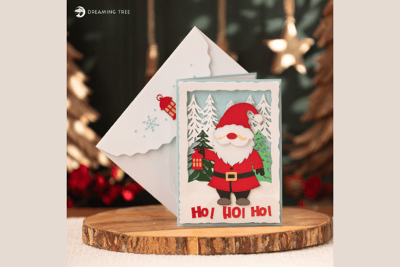 Whimsy Woodland Card SVG: A 3D SVG Christmas Review